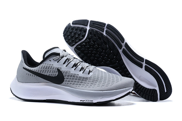 Nike Air Zoom Pegasus 37 Running Shoes - Light Grey/Black