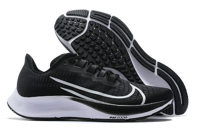 Nike Air Zoom Pegasus 37 Men’s Running Shoes – Black/White Swoosh