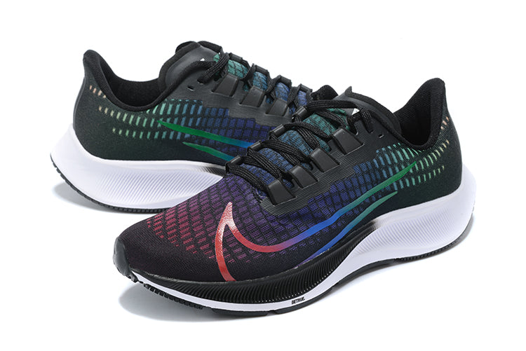 Nike Air Zoom Pegasus 37 Men’s Running Shoes – Black/Multicolor Gradient