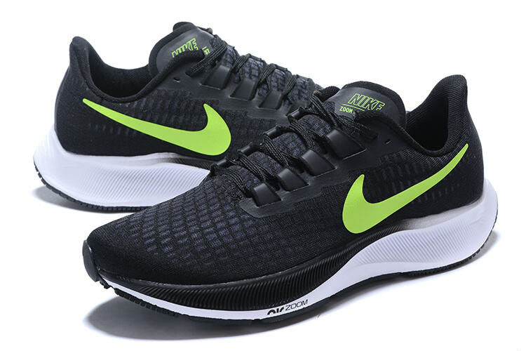Nike Men’s Air Zoom Pegasus 38 Running Shoes – Black/Volt Green