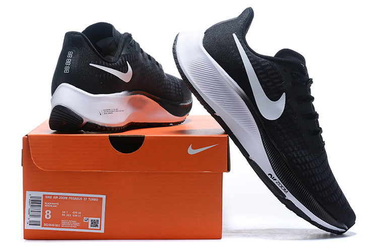 Nike Air Zoom Pegasus 37 Men’s Running Shoes – Black/White