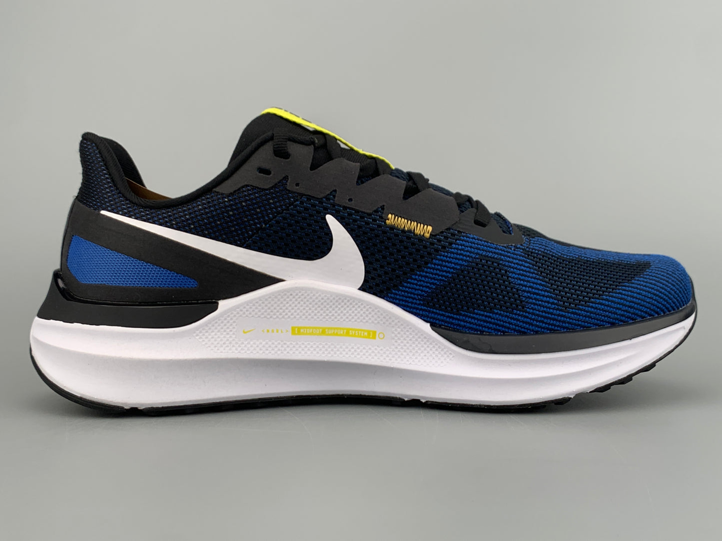 Nike Structure 23 Running Shoes - Blue/Black/Yellow
