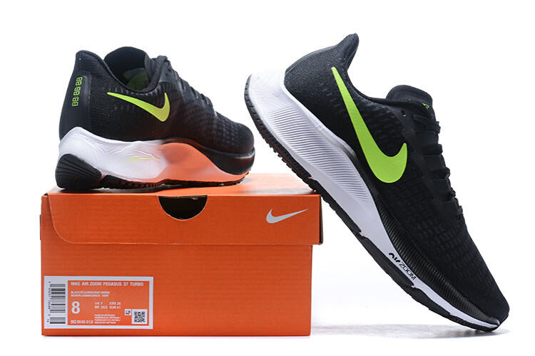 Nike Men’s Air Zoom Pegasus 38 Running Shoes – Black/Volt Green