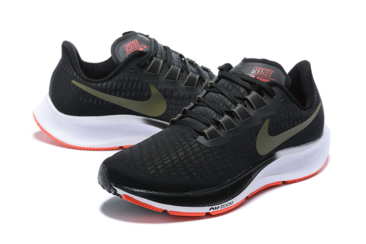 Nike Air Zoom Pegasus 37 Running Shoes - Black/Anthracite/Red