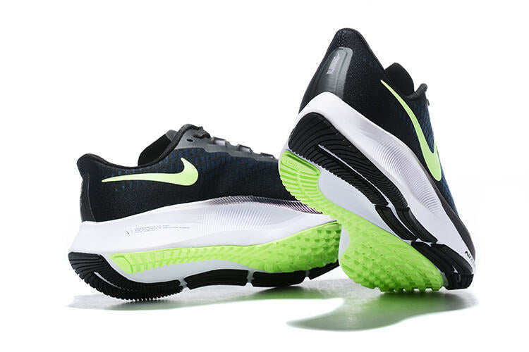 Nike Air Zoom Pegasus 37 Running Shoes - Black/Lime Green