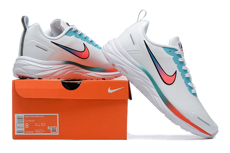 Nike ZoomX Downshifter Men’s Running Shoes – White/Teal Sunset Gradient