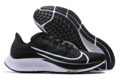 Nike Air Zoom Pegasus 37 Men’s Running Shoes – Black/White Swoosh