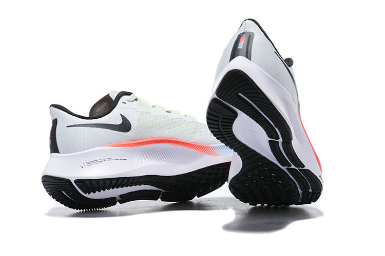 Nike Air Zoom Pegasus 37 Running Shoes - White/Volt/Infrared