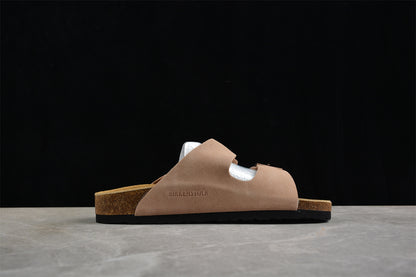 Birkenstock Arizona Suede Leather Sandals - Mink