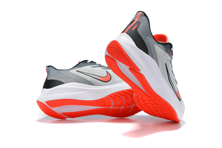 Nike Men’s Air Zoom Winflo 8 Running Shoes – Grey/Orange