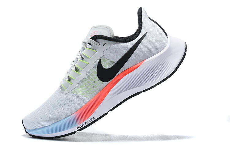 Nike Air Zoom Pegasus 37 Running Shoes - White/Volt/Infrared