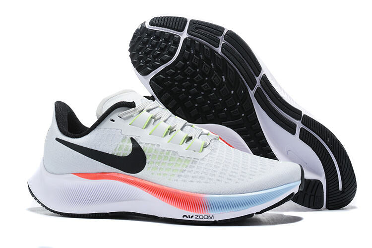 Nike Air Zoom Pegasus 37 Running Shoes - White/Volt/Infrared