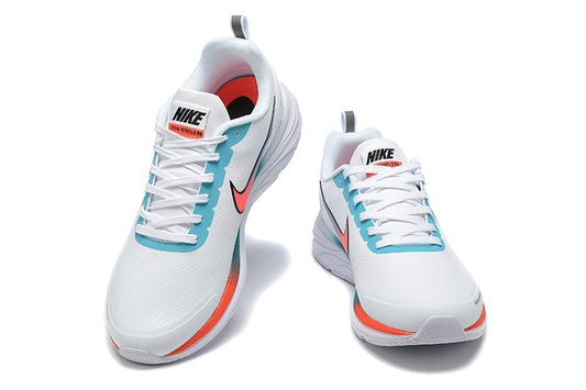 Nike ZoomX Downshifter Men’s Running Shoes – White/Teal Sunset Gradient