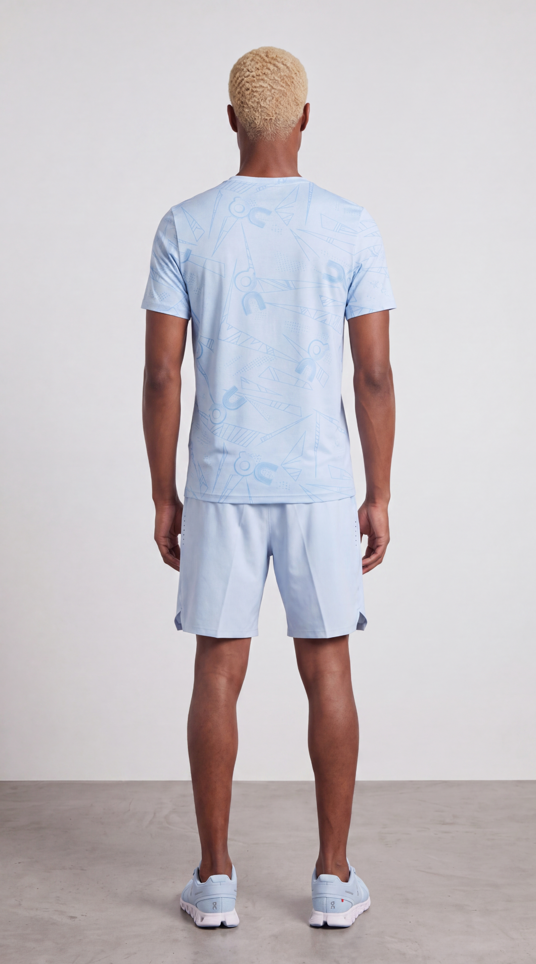 Men's Motion Performance Training Set – Baby Blue Sports set