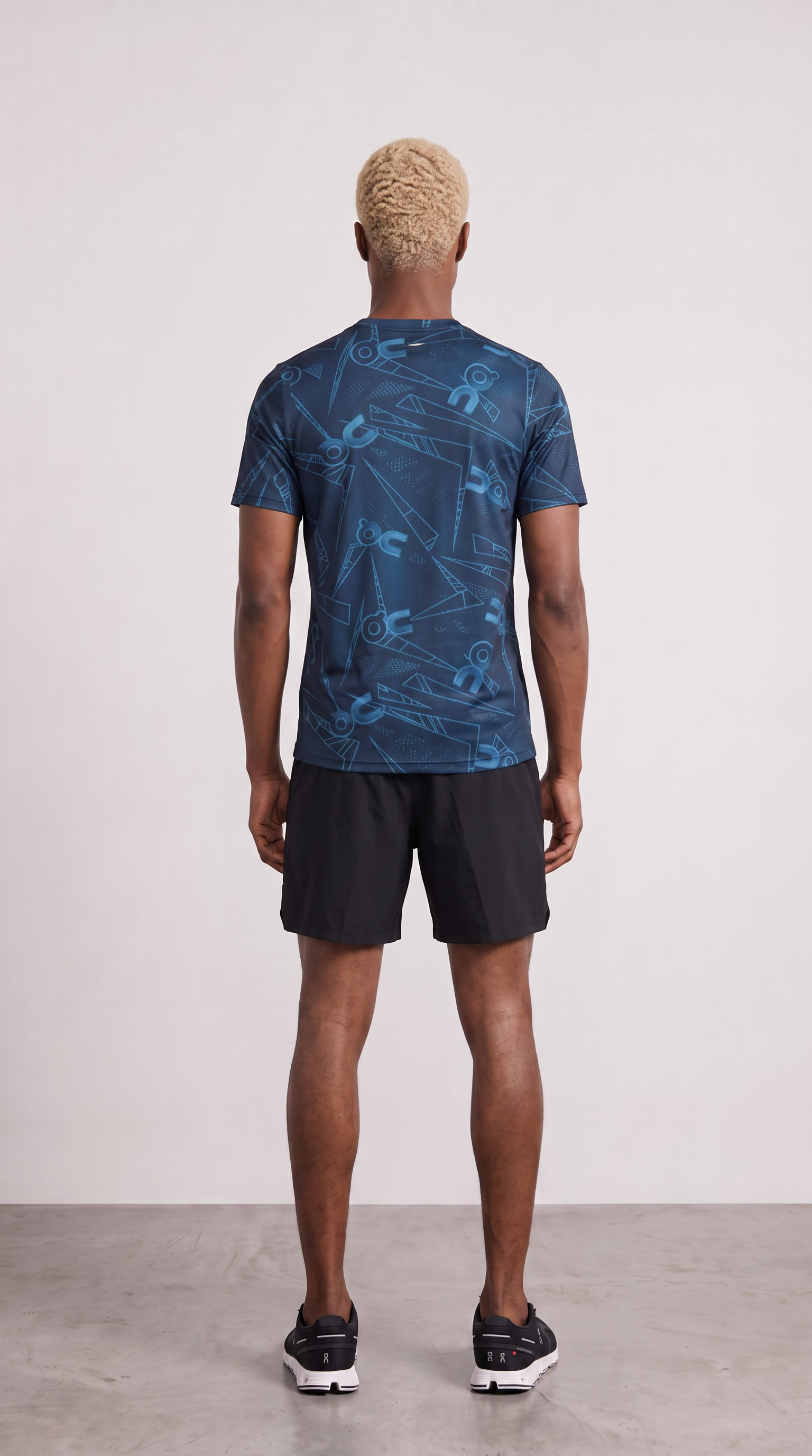 Men's Motion Performance Training Set – Midnight Navy / Electric Blue