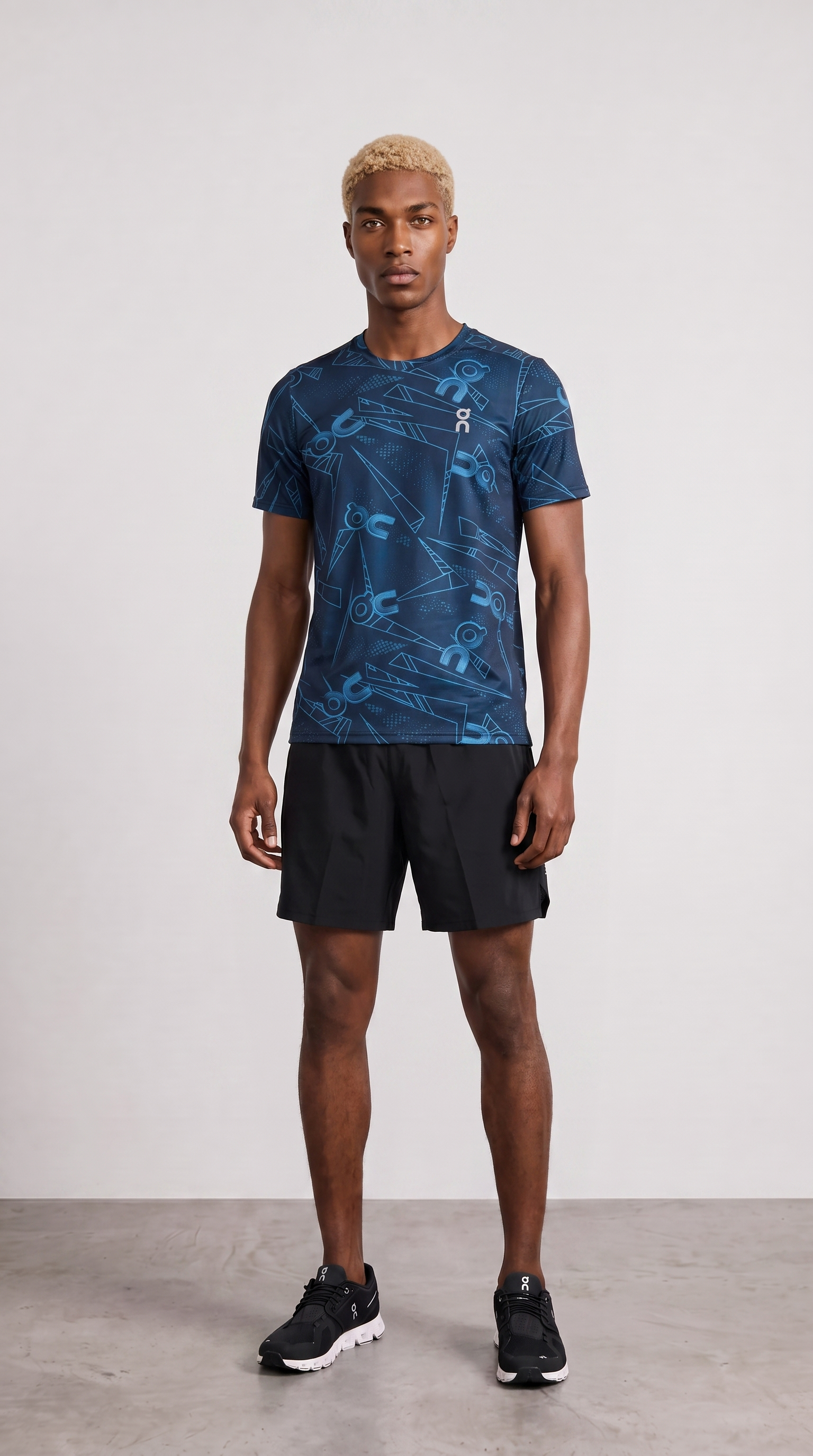 Men's Motion Performance Training Set – Midnight Navy / Electric Blue