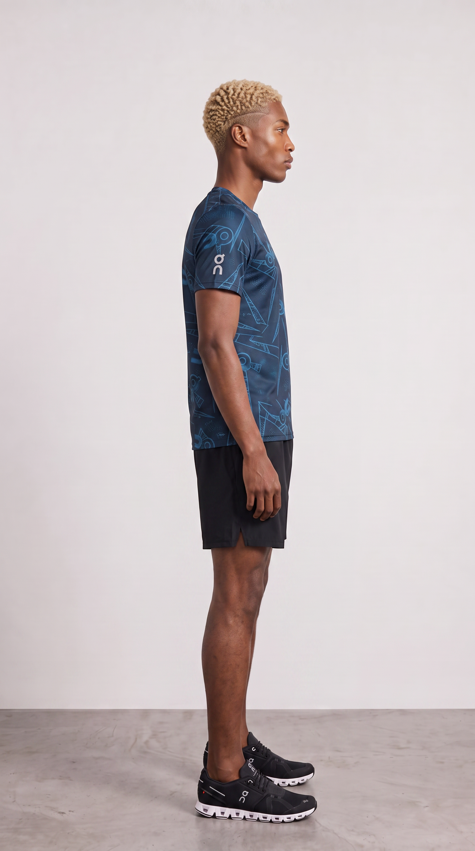 Men's Motion Performance Training Set – Midnight Navy / Electric Blue