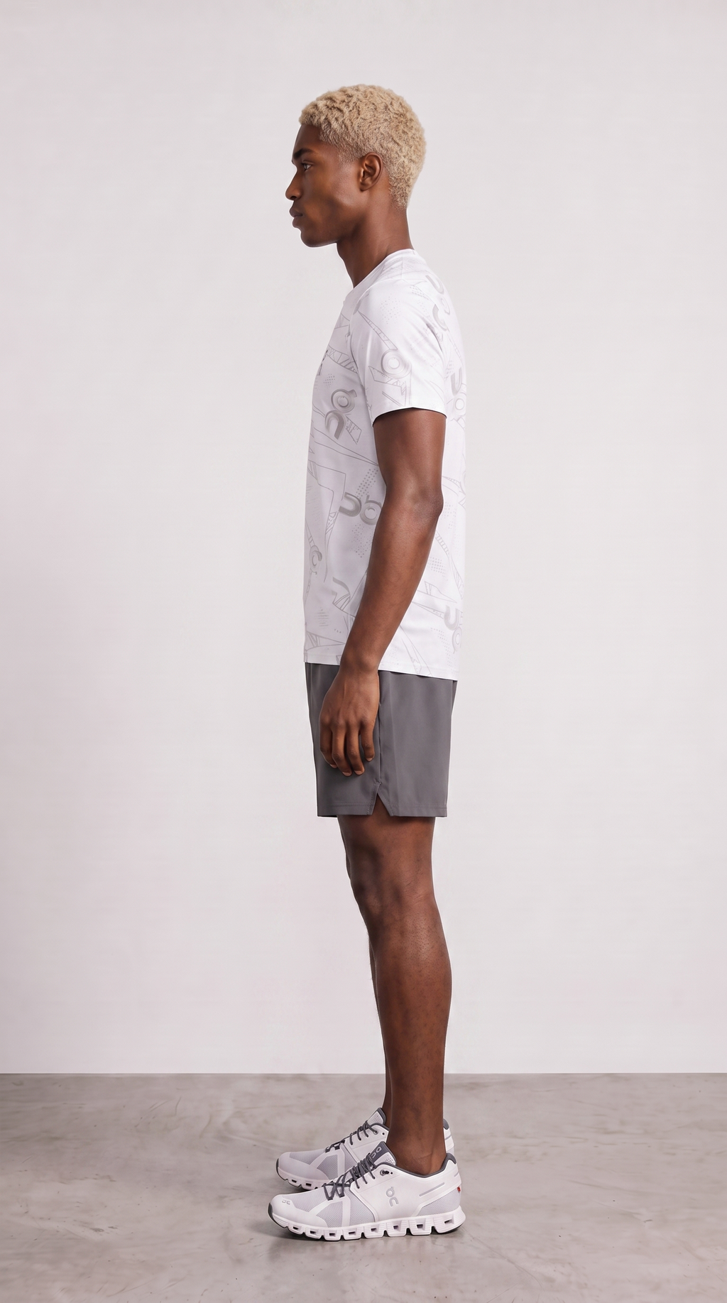Men's Motion Performance Sports Set – Arctic White / Graphite