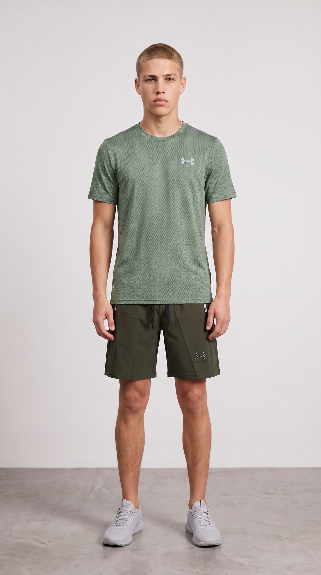 Under Armour Olive Green Sports Set