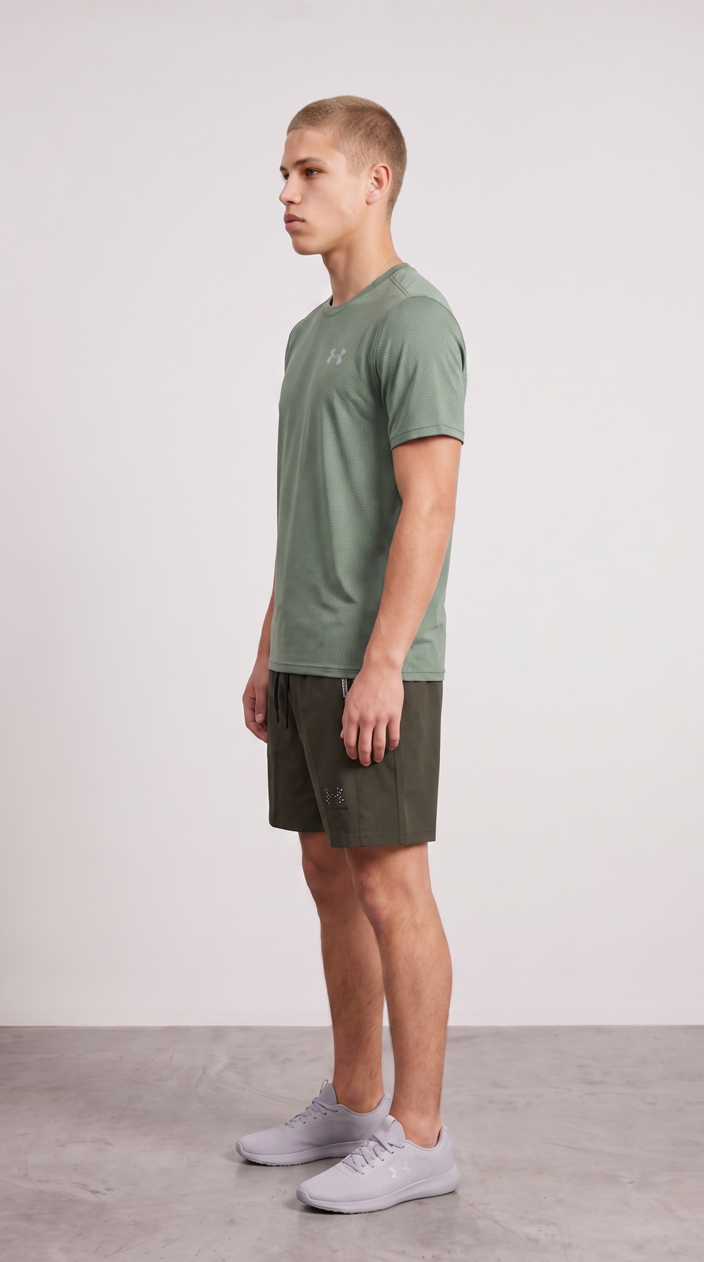 Under Armour Olive Green Sports Set