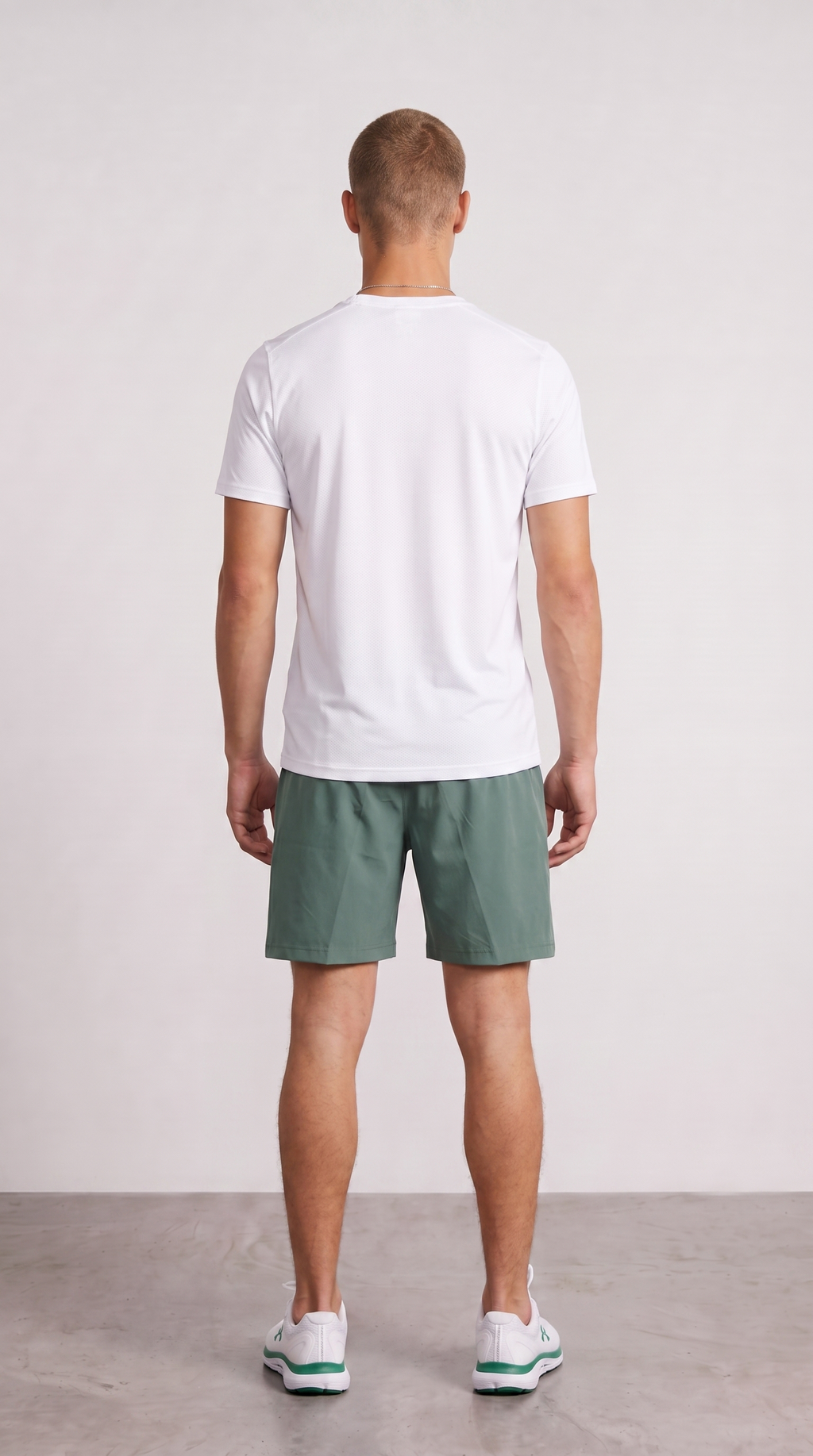 Under Armour White/Green Sports Set