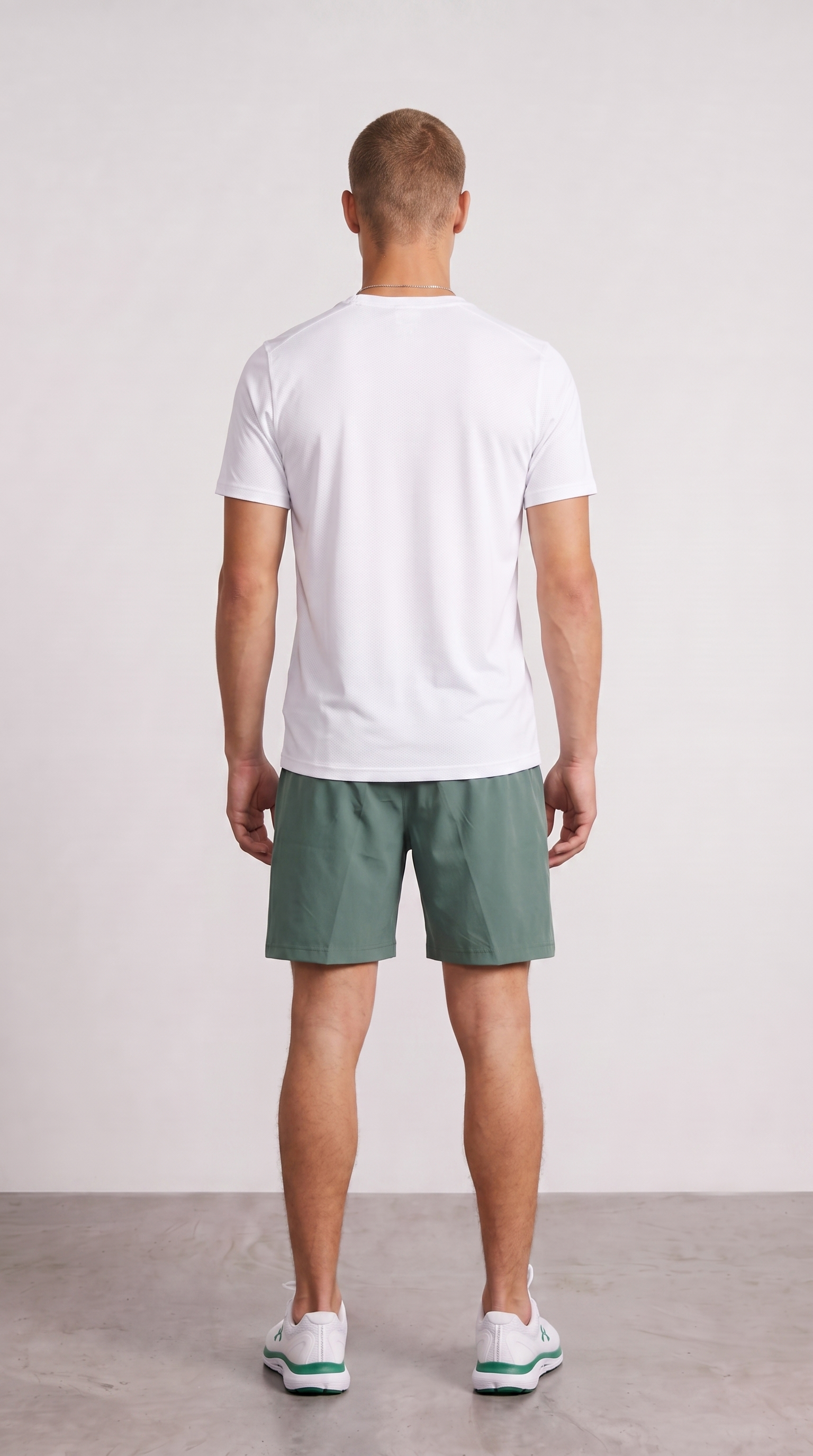 Under Armour White/Green Sports Set