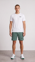 Under Armour White/Green Sports Set