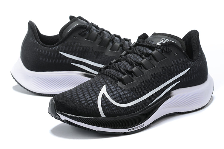 Nike Air Zoom Pegasus 37 Men’s Running Shoes – Black/White Swoosh