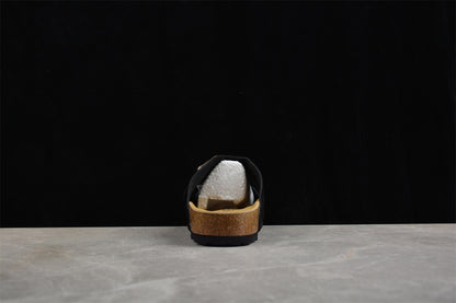 Birkenstock Arizona Suede Leather Sandals - Black