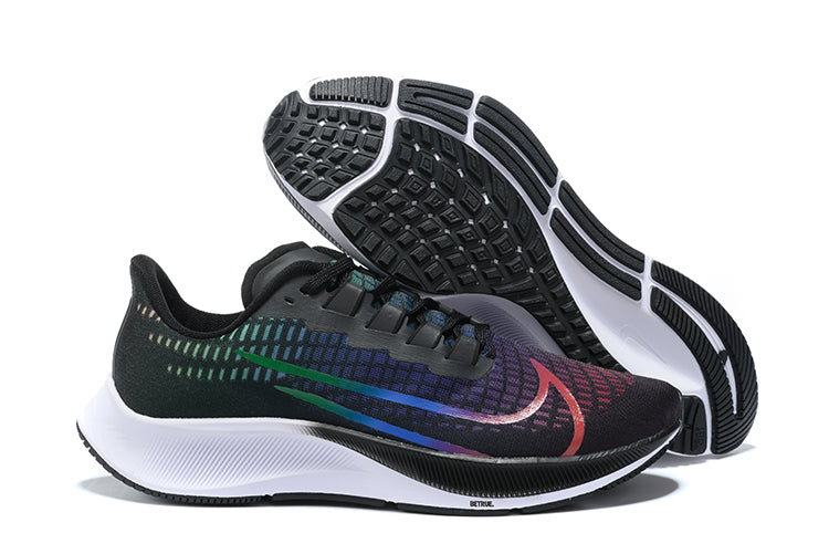 Nike Air Zoom Pegasus 37 Men’s Running Shoes – Black/Multicolor Gradient
