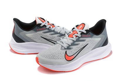Nike Men’s Air Zoom Winflo 8 Running Shoes – Grey/Orange