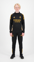 Real Madrid Kids Trainingspak Zwart/Geel