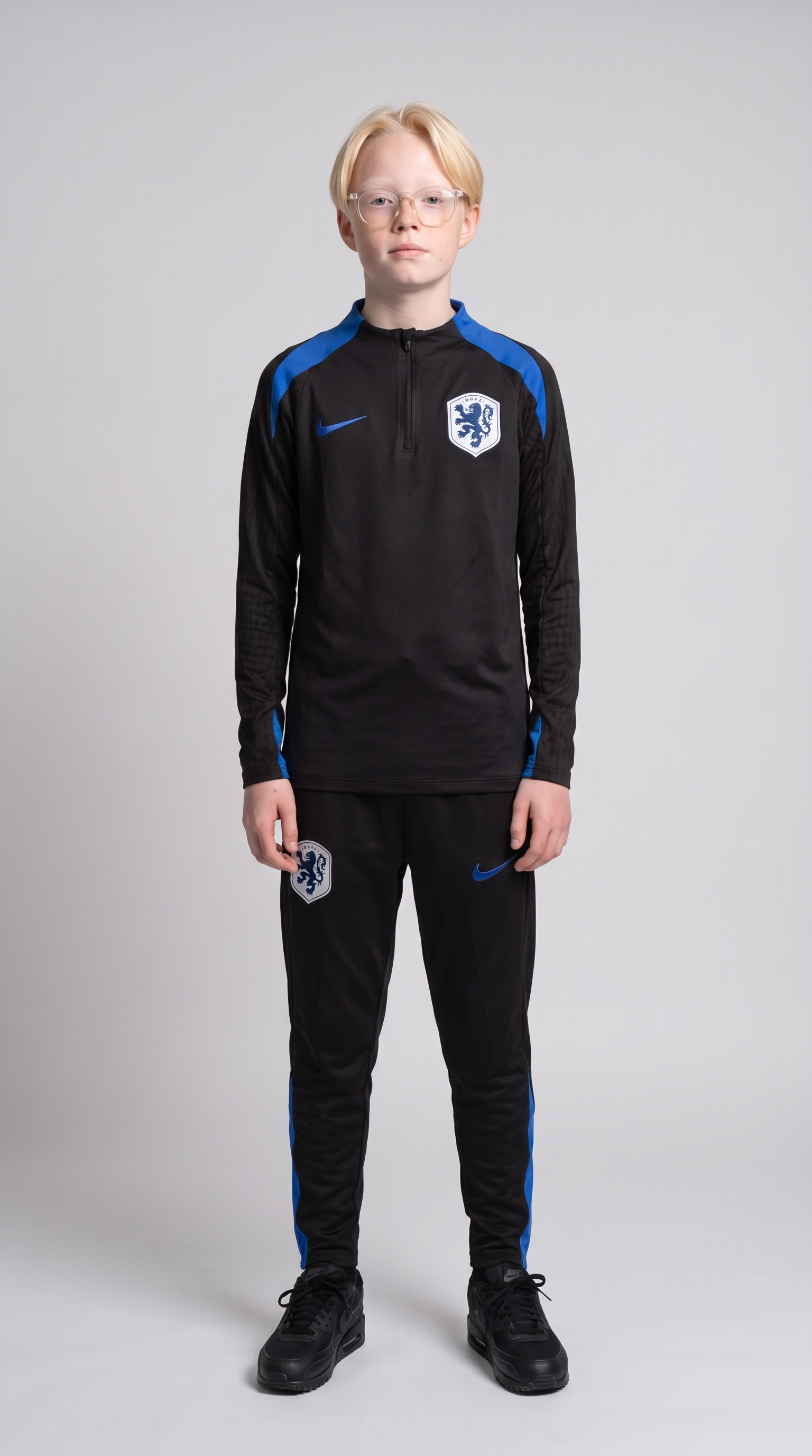 Nederland Kids Trainingspak Blauw/Oranje