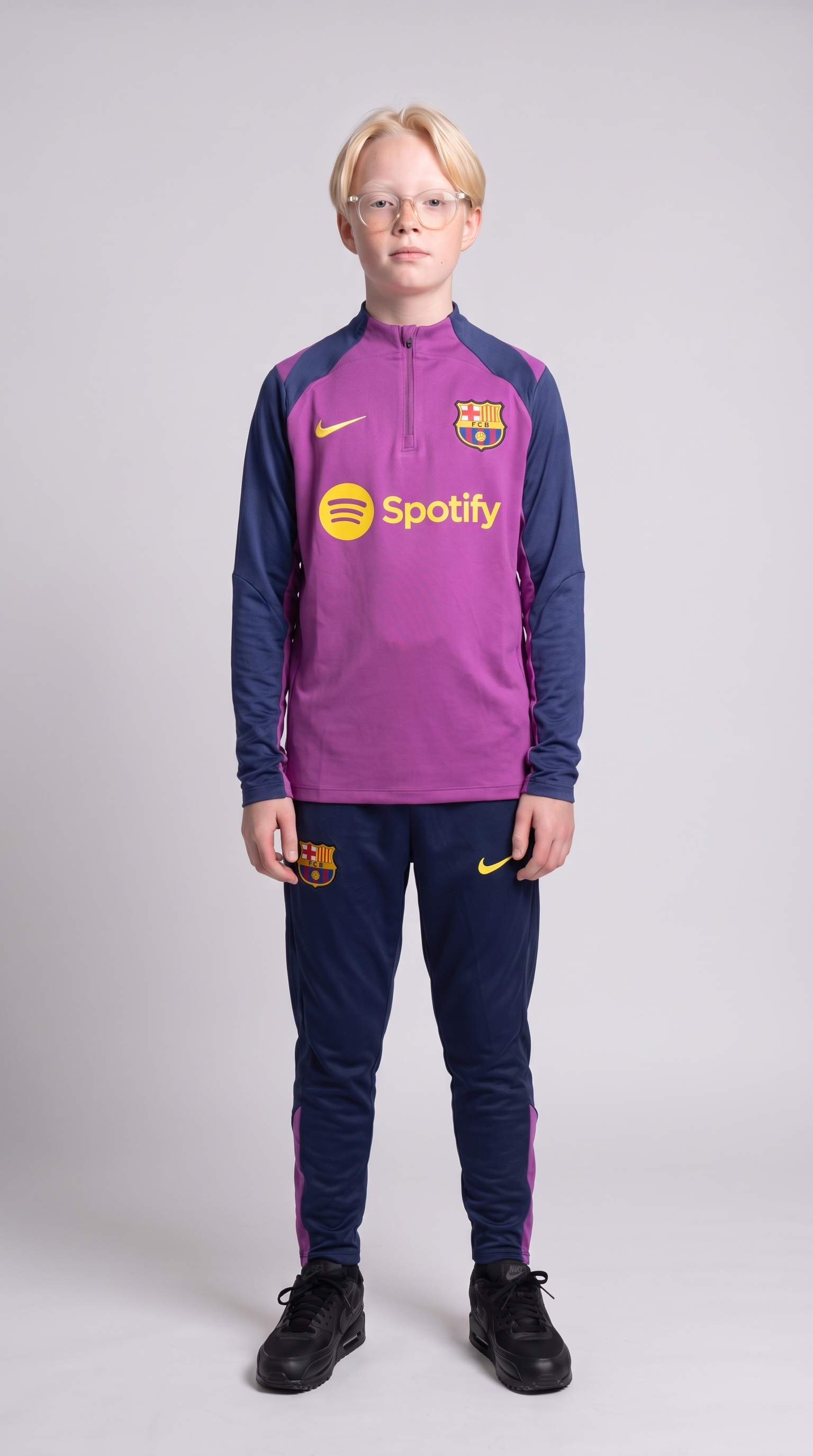 Barcelona Kids Trainingspak Paars