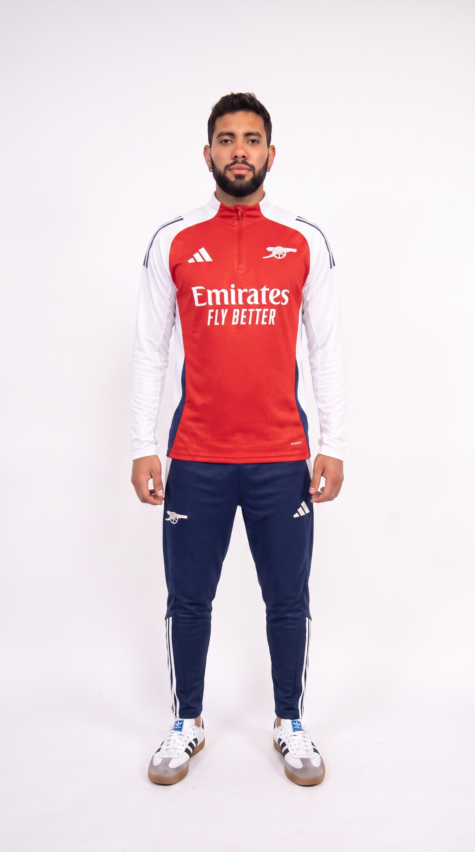 Arsenal Trainingspak Rood/Wit