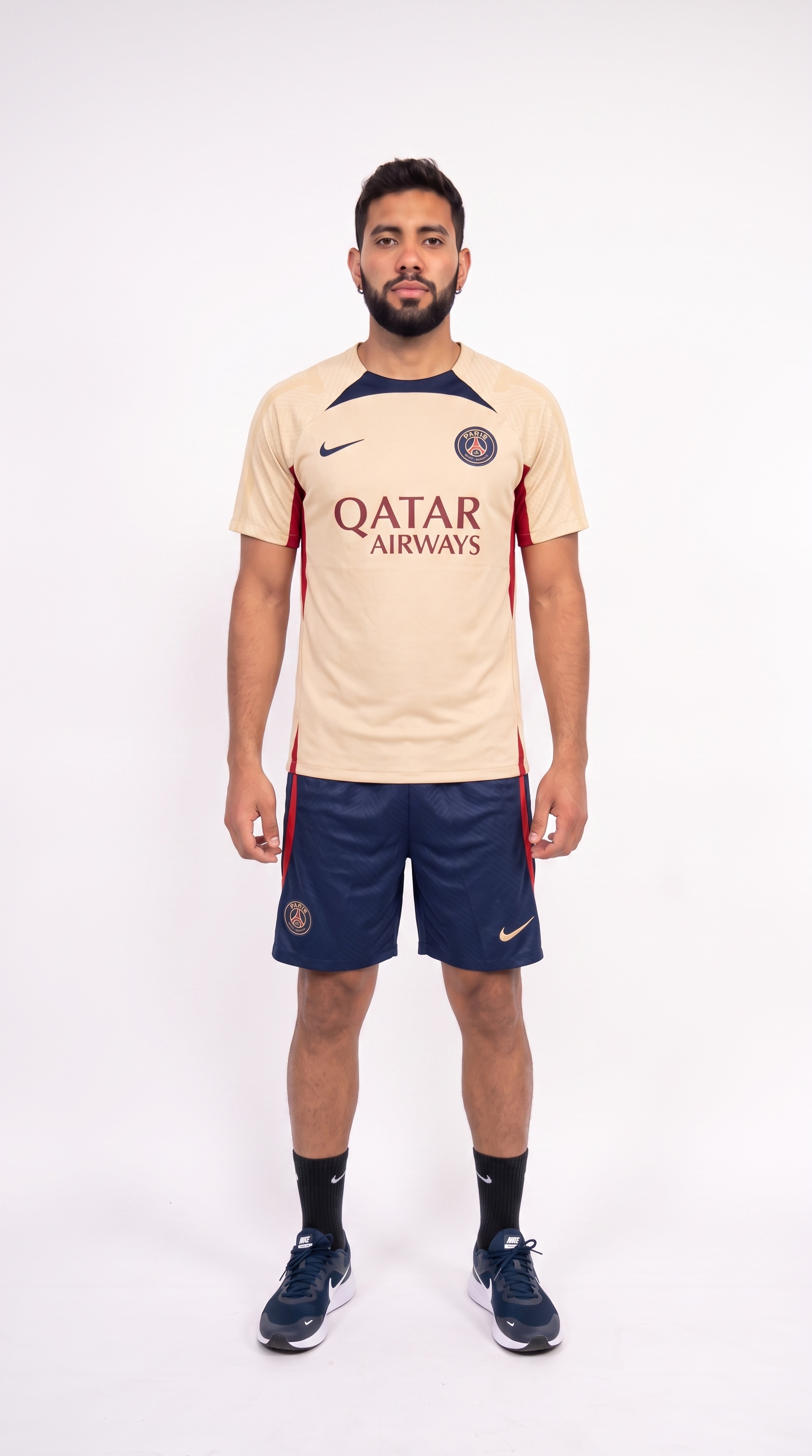PSG Shirt+Short Set Beige