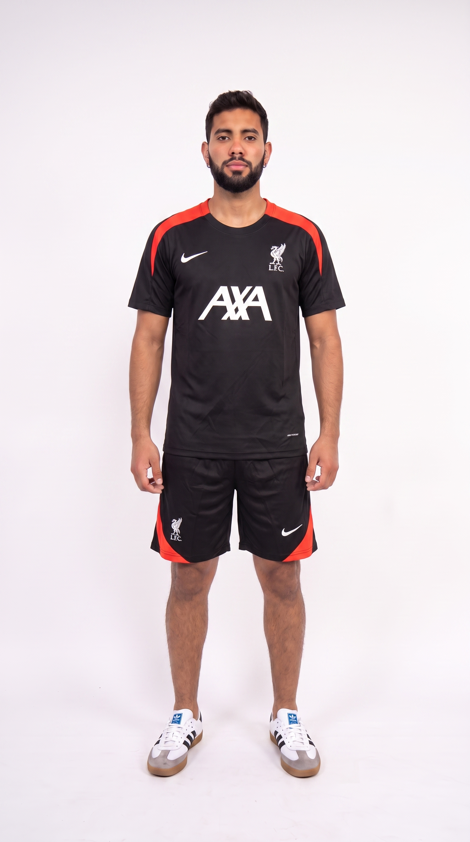 Liverpool Shirt+Short Set Zwart