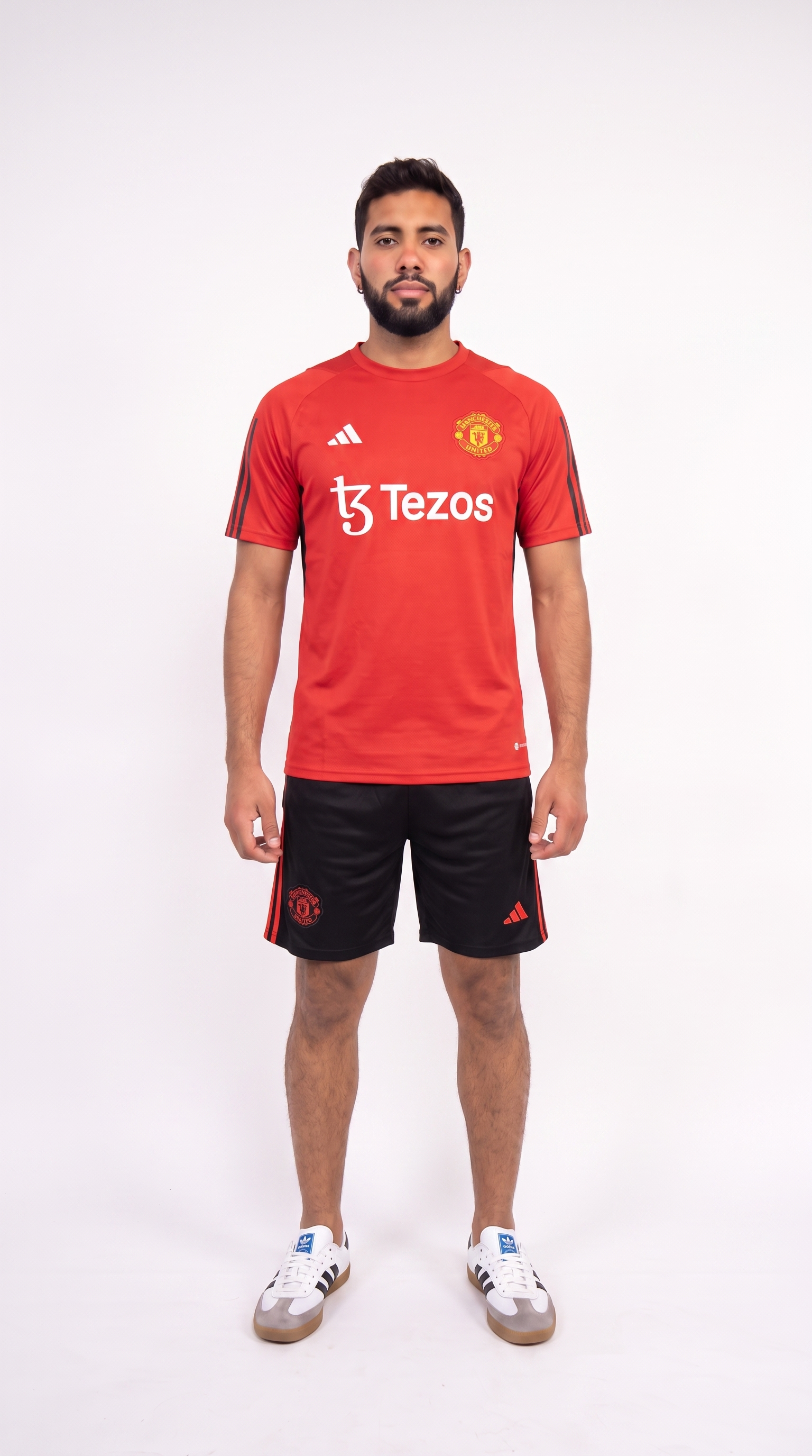 Man United Shirt+Short Set Rood
